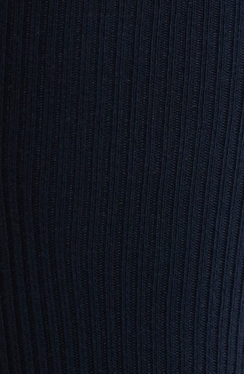 Polo Ralph Lauren Cotton Blend Rib Knee High Socks In Blue