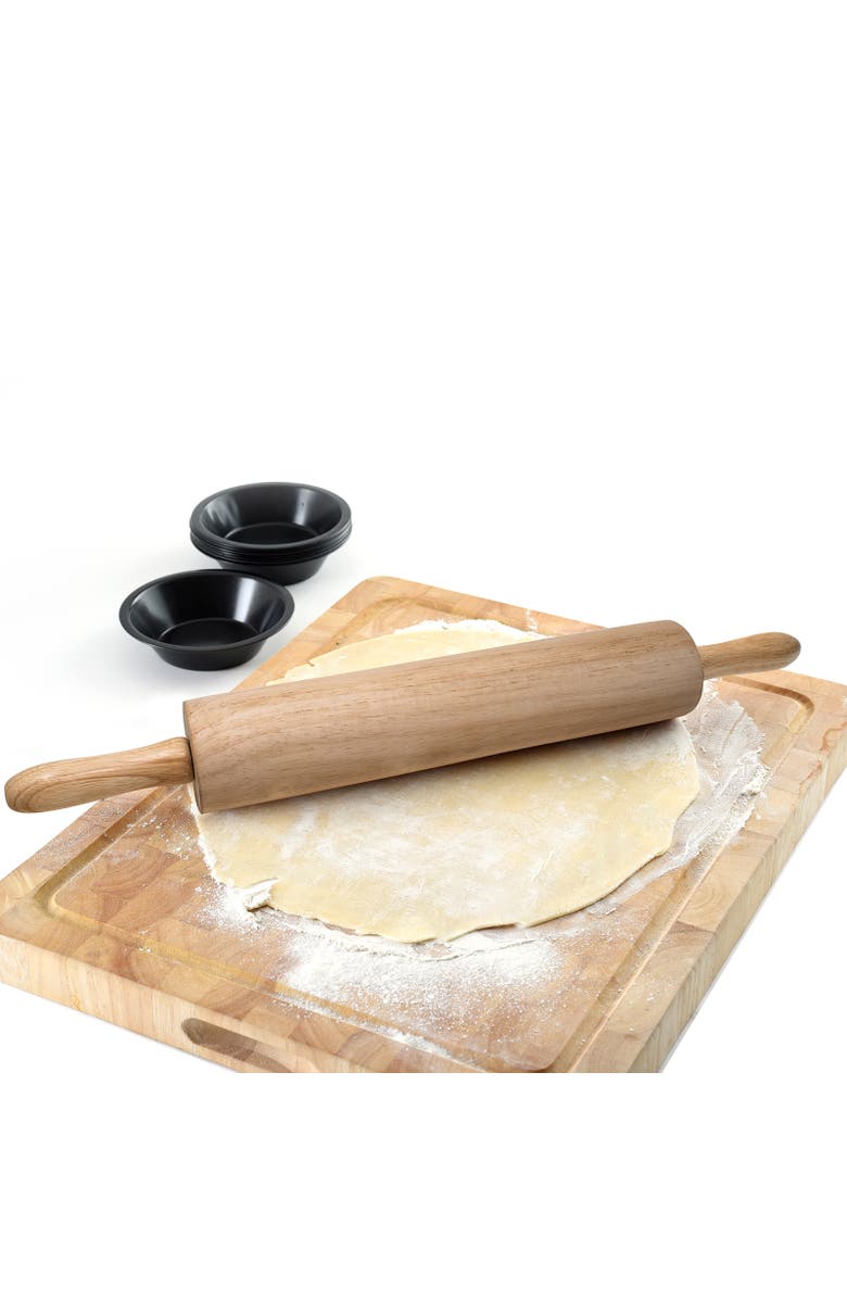 Norpro Wooden Rolling Pin, 13 Inch Hardwood Dough Roller, Alternate, color,