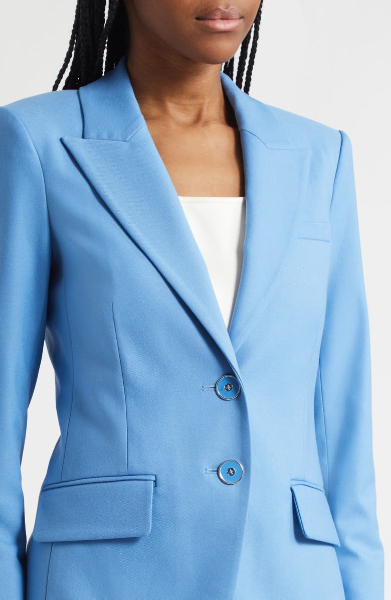 Veronica Beard Izara Dickey Jacket, Alternate, color, Blue Jasper