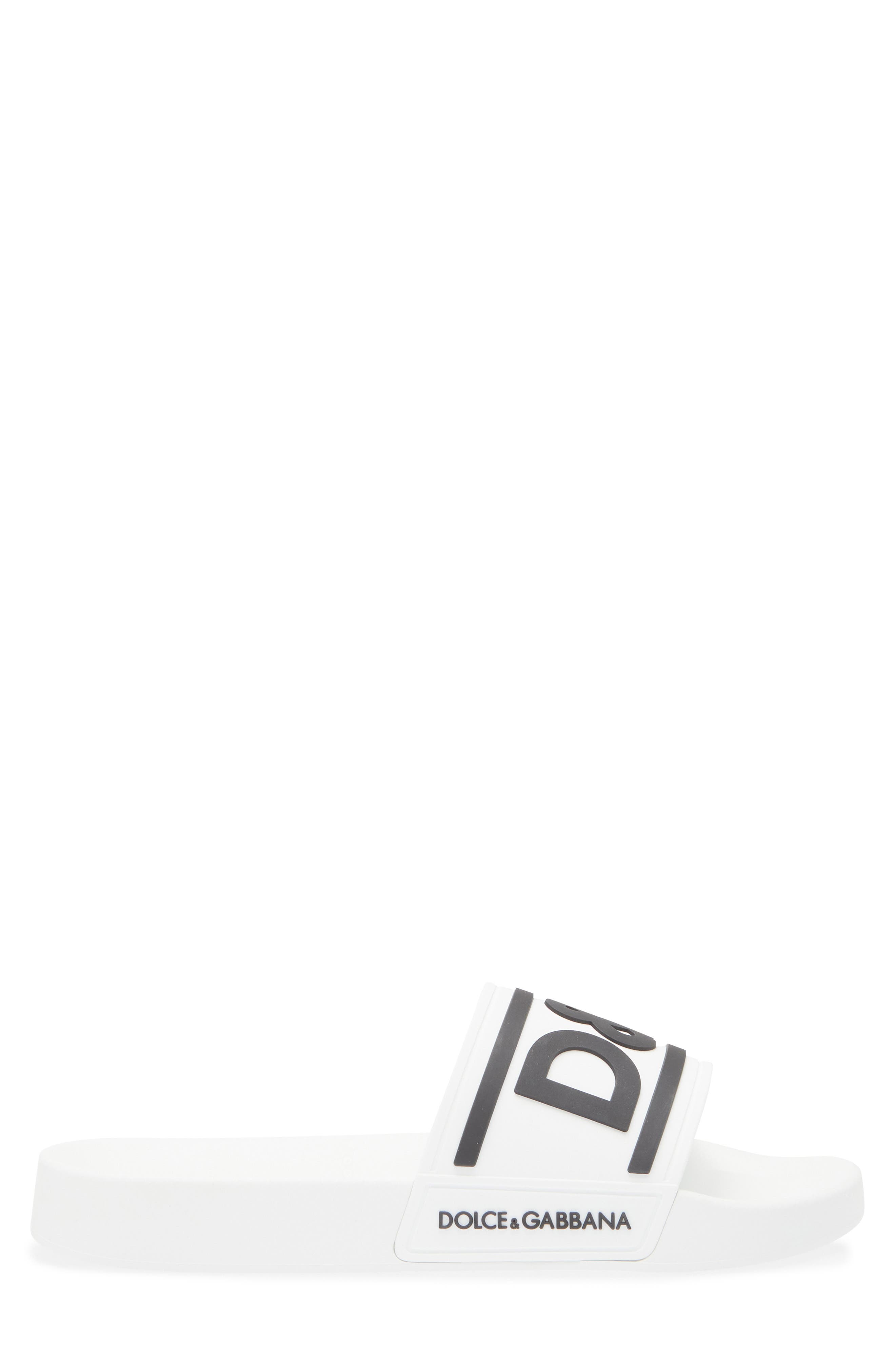 Logo Embossed Sport Slide, Alternate, color, 89697 WHITE/ BLACK