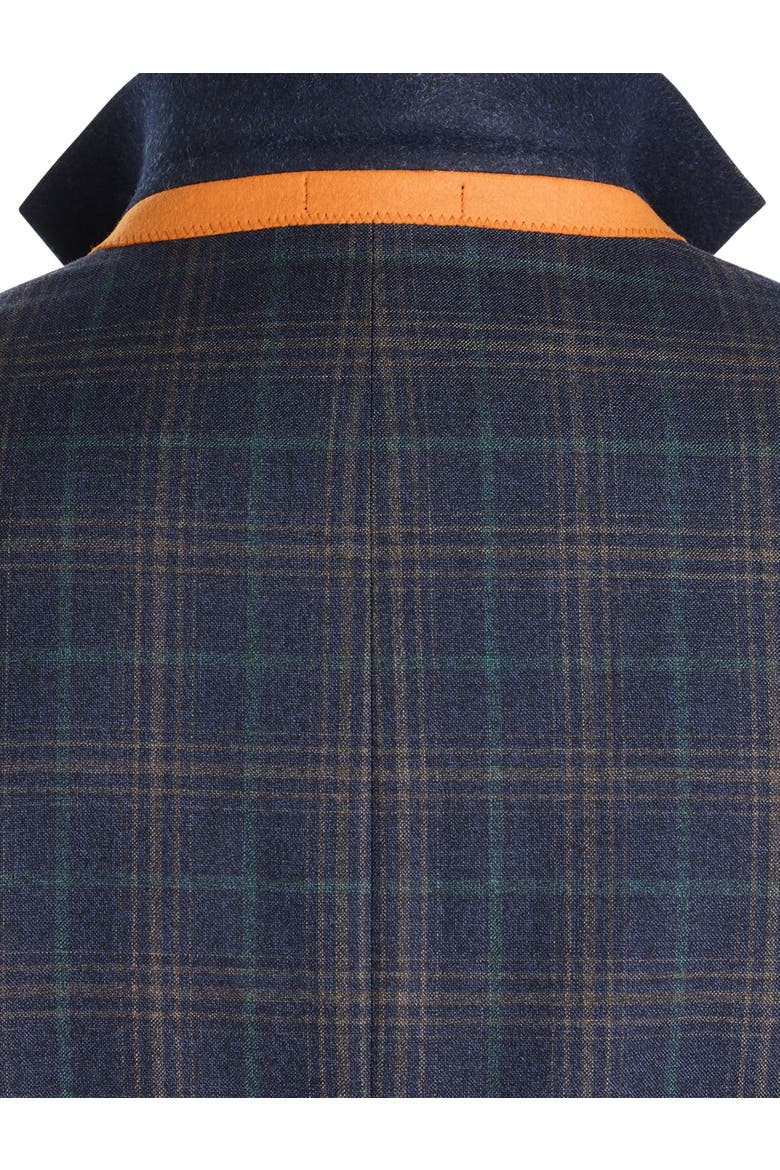 Big & Tall Multi Plaid Sport Coat, Alternate, color, NAVY