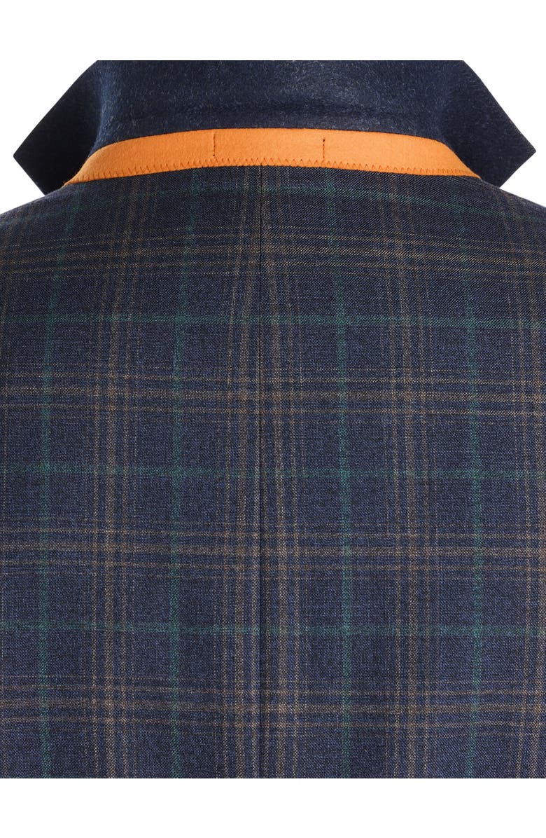 Tallia Big & Tall Multi Plaid Sport Coat, Alternate, color, Navy