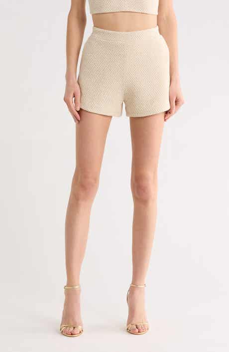 L'AGENCE Radlee Knit Dolphin Hem Shorts