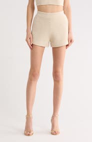 L'AGENCE Radlee Knit Dolphin Hem Shorts