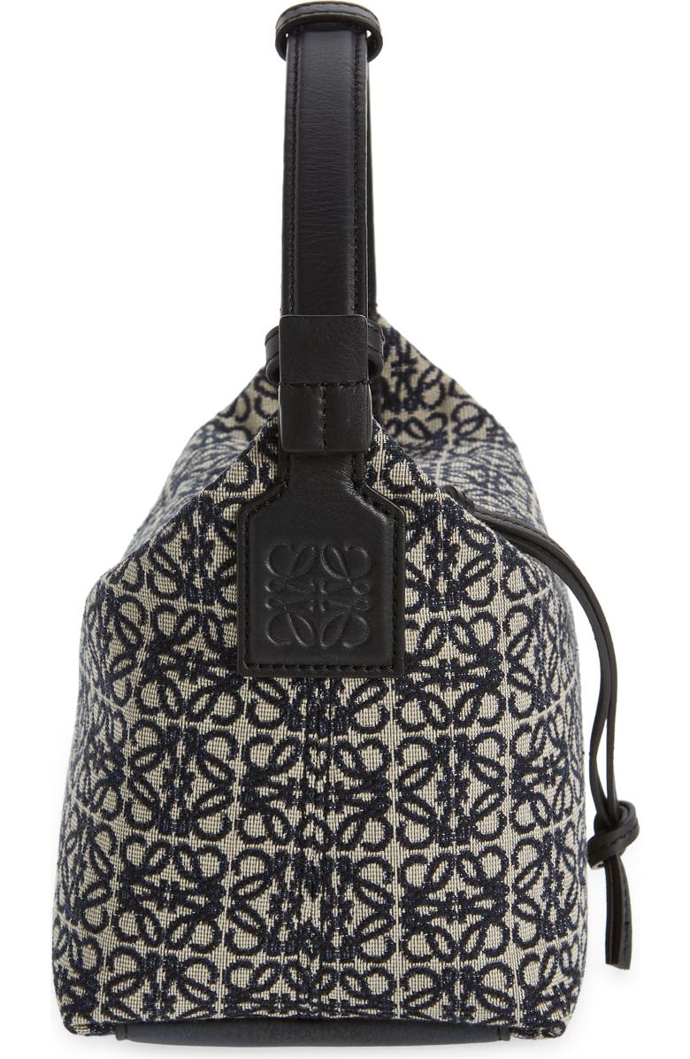 Loewe Small Cubi Anagram Canvas Hobo, Alternate, color,