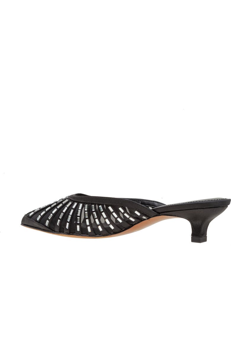 Linea Paolo Inka Pointed Toe Kitten Heel Mule, Alternate, color, Black