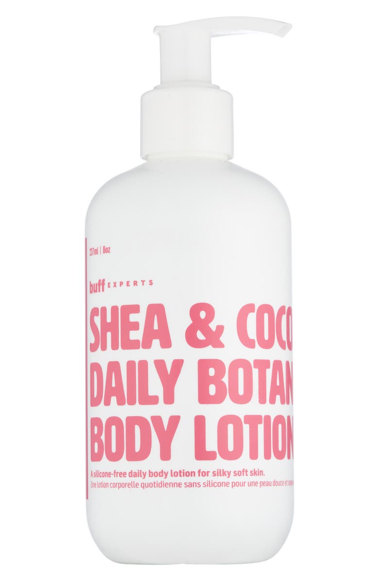 Buff Experts Shea & Cocoa Daily Botanical Body Lotion, Main, color, 