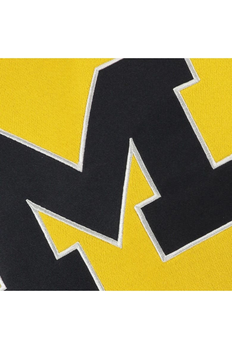 Youth Stadium Athletic Yellow Michigan Wolverines Big Logo Pullover Hoodie, Alternate, color, Maize