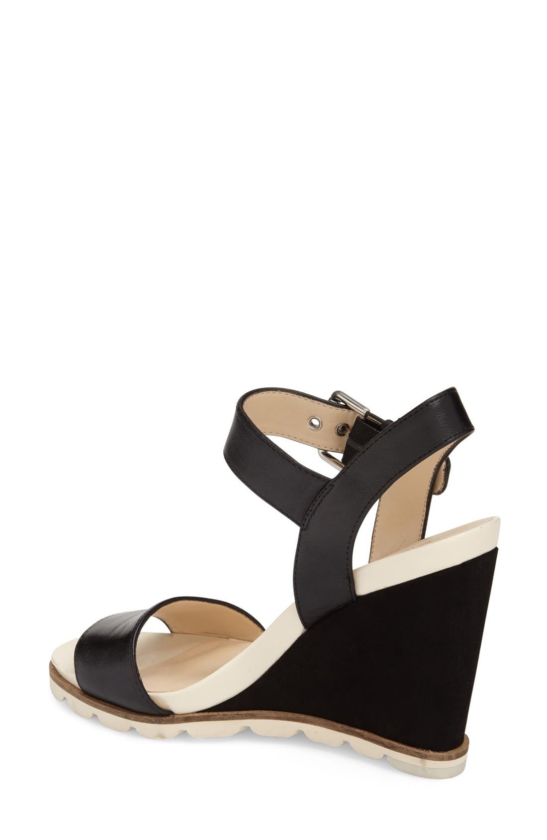 Nine West 'Gronigen' Wedge Sandal, Alternate, color, 