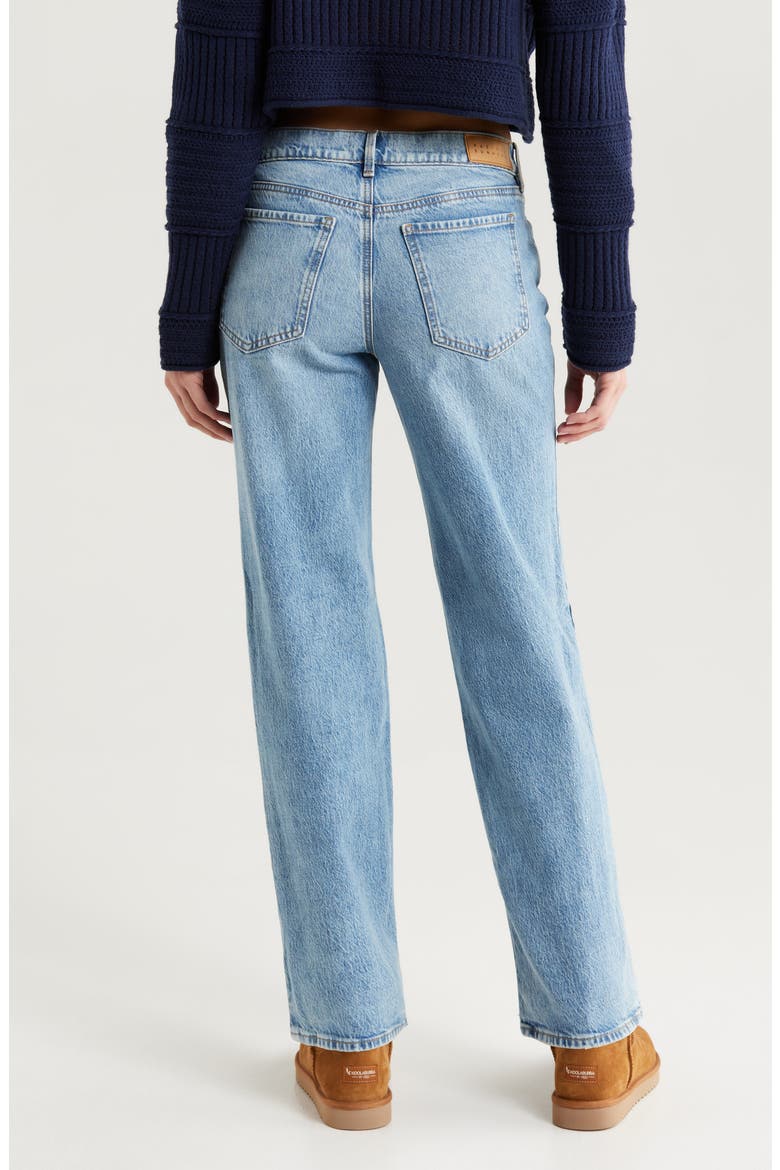 Cesca Straight Leg Jeans, Alternate, color, MEDIUM WASH
