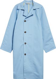 ZANKOV Hugo Asymmetric Waterproof Cotton Long Car Coat
