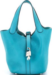 Pre-Owned Hermes Picotin Lock Bag Clemence MM