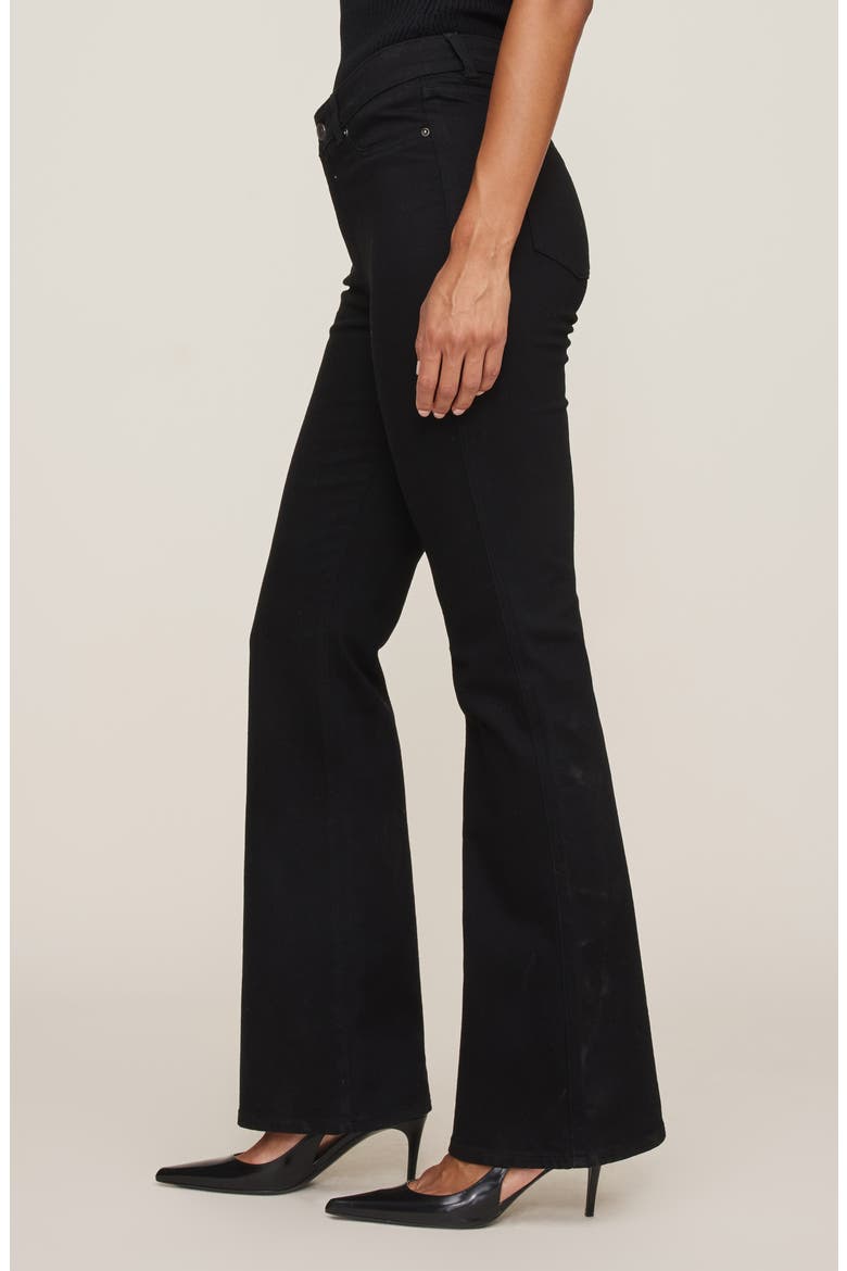Claira Contoured Instasculpt™ Bootcut Jeans, Alternate, color, BLACK