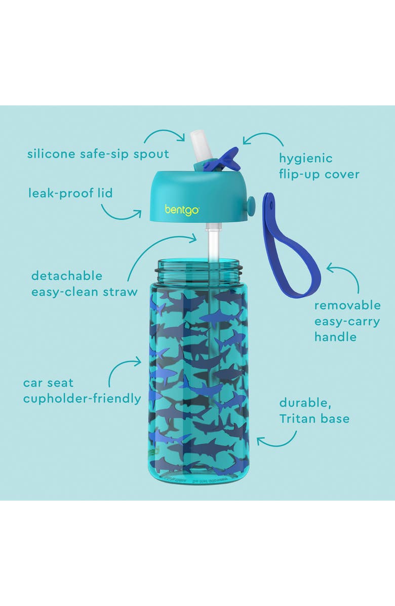 BENTGO Kids' Tritan Water Bottle, Alternate, color, Blue