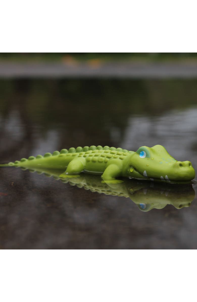 HABA Little Friends Crocodile - 7" Chunky Plastic Zoo Animal Toy Figure, Alternate, color, Multi