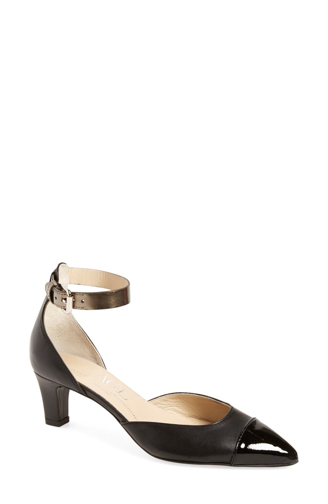 AGL 'Claire' Ankle-Strap Pump, Main, color, 