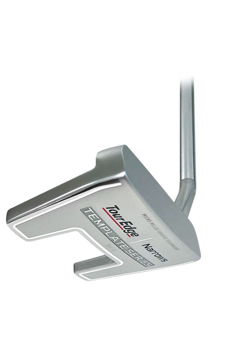 Tour Edge Template Narrows Silver Mens Right Hand Putter - 34in, Main, color, Black