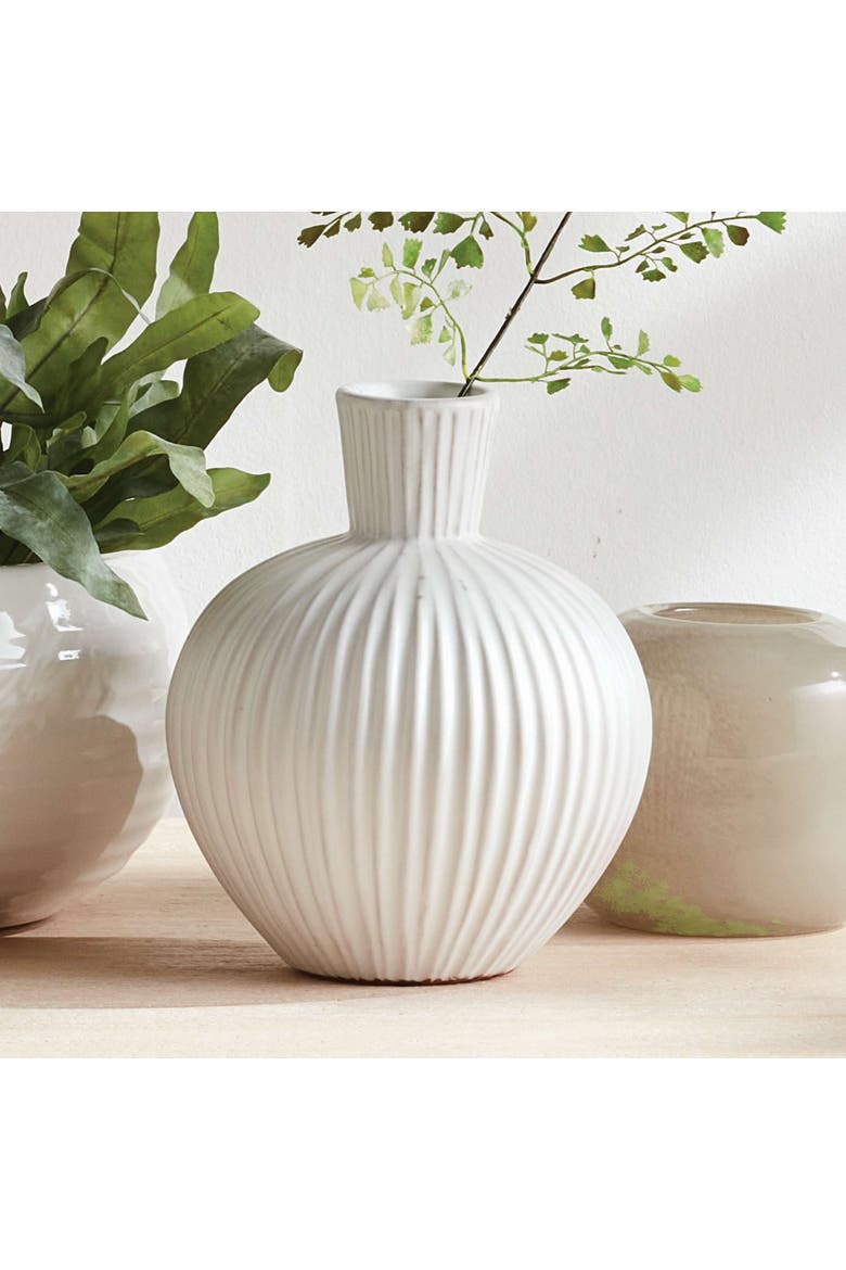 Pravi Vase Large, Alternate, color, White