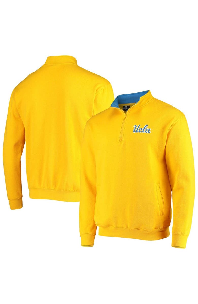 COLOSSEUM Men's Colosseum Gold UCLA Bruins Tortugas Logo Quarter-Zip Jacket, Alternate, color, 