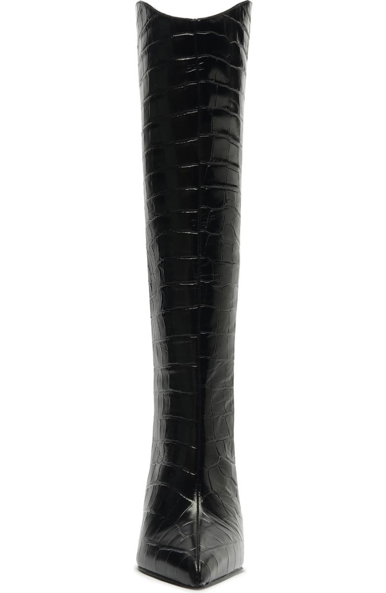 Schutz Maryana Pointed Toe Boot, Alternate, color, Black