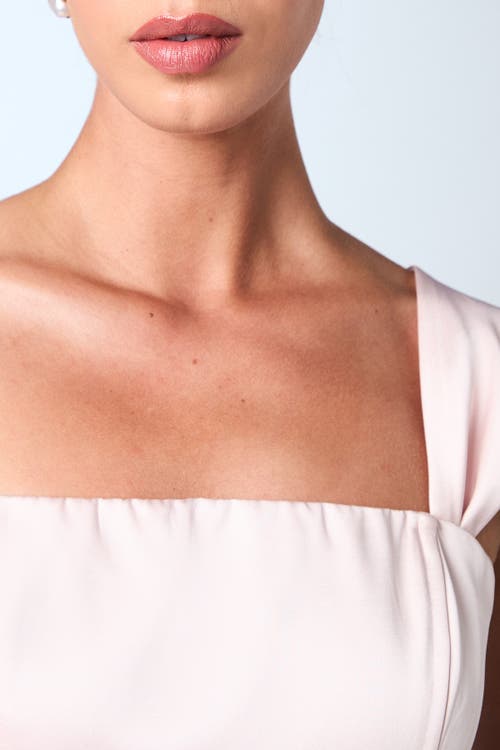 Coast Corset Column Midi Bridesmaids Dress In Pink