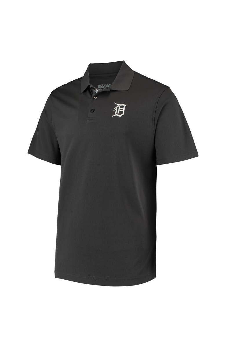 LEVELWEAR Men's Levelwear Charcoal Detroit Tigers Omaha 2-Hit Polo, Alternate, color, 