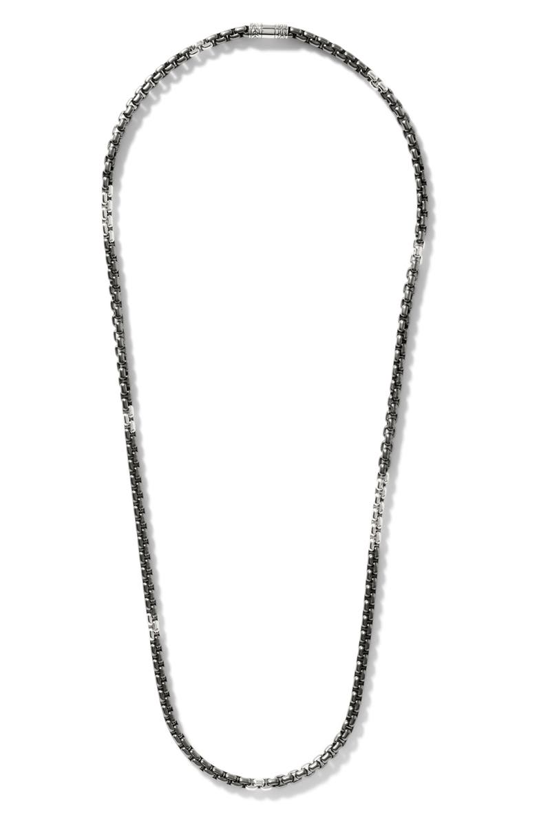 John Hardy Classic Box Chain Necklace, Main, color, 