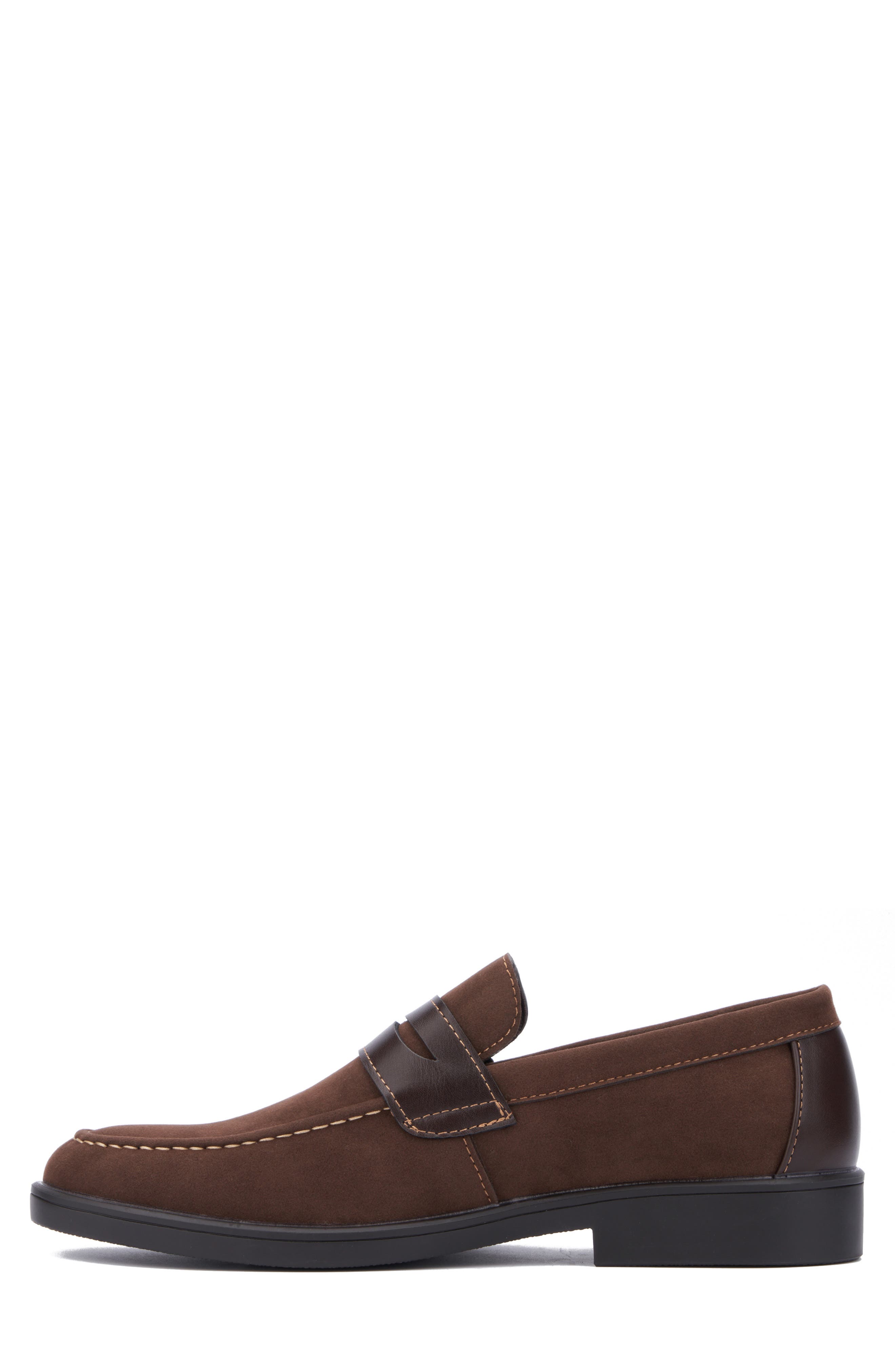 NEW YORK AND COMPANY Giolle Faux Leather Loafer, Alternate, color, Brown