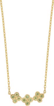 Bony Levy 14K Gold Peridot Cluster Pendant Necklace (Nordstrom Exclusive)