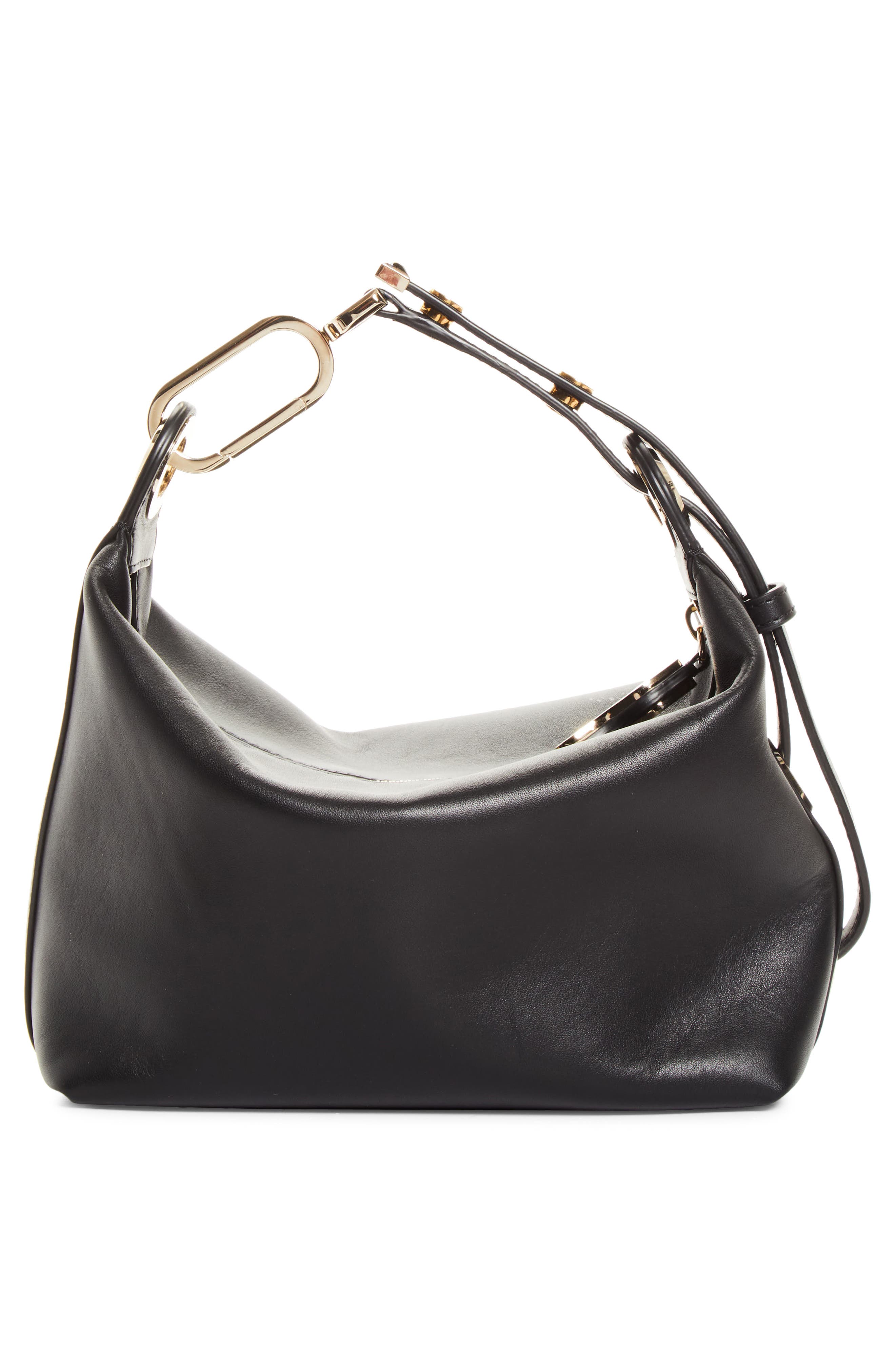 Flo Leather Pouch, Alternate, color, BK01 BLACK