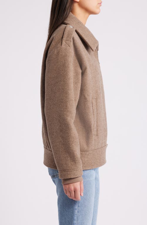 TREASURE & BOND TREASURE & BOND ZIP FRONT BOMBER JACKET
