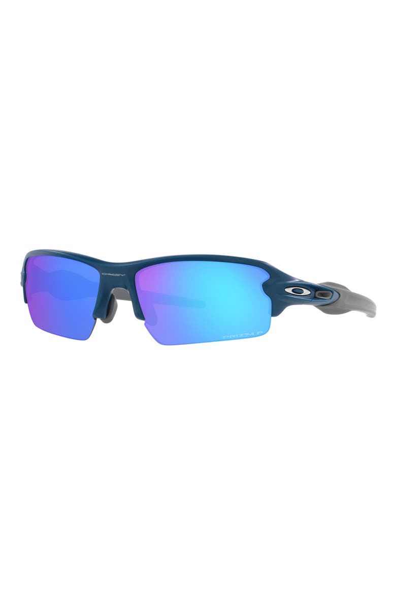 Flak 2.0 61mm Prizm™ Polarized Rectangular Sunglasses, Alternate, color, SAPPHIRE