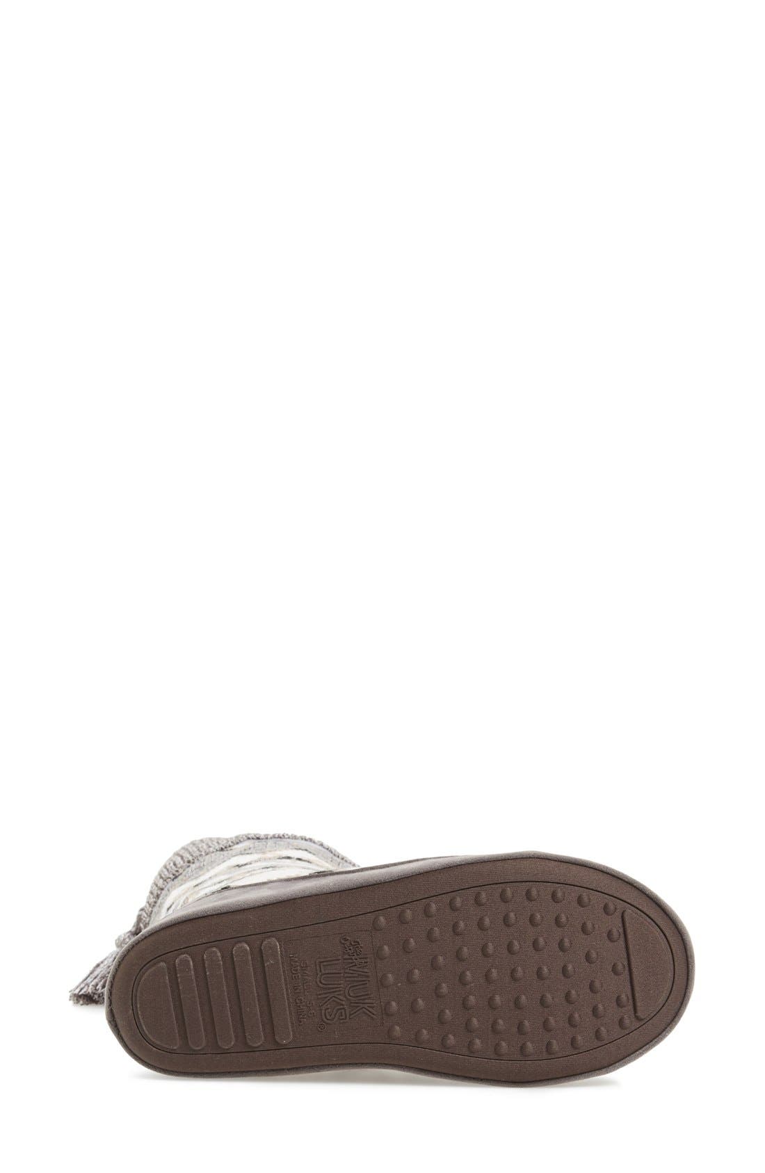 'Winona' Slouchy Bootie Slipper, Alternate, color, GREY