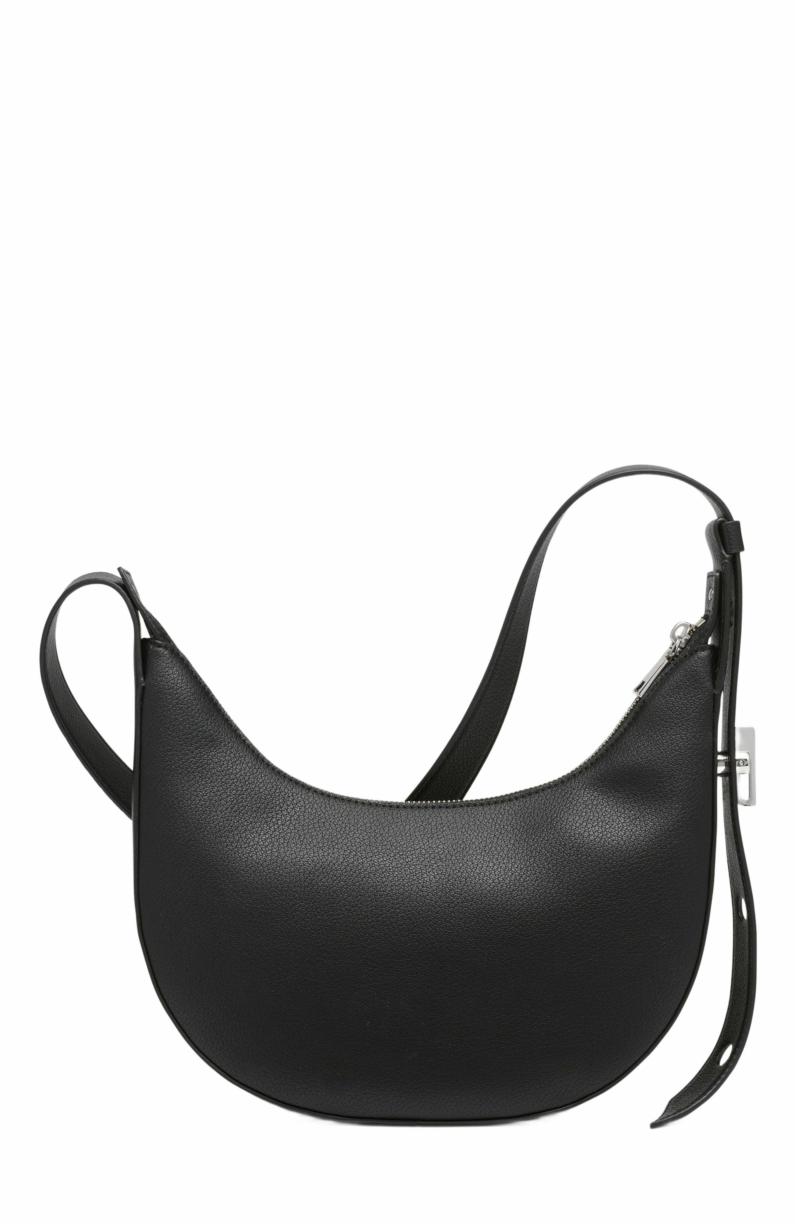 DKNY Bleeker Crossbody Bag, Alternate, color, Black/Silver