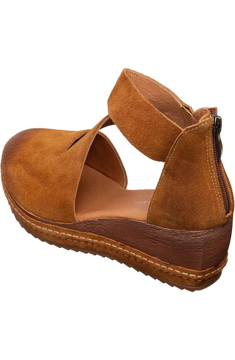 ANTELOPE Trudy Wedge Sandal, Alternate, color, Cognac