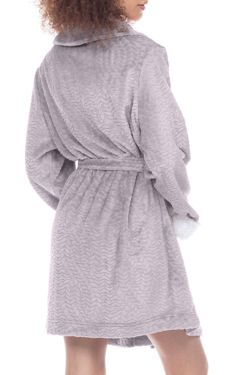 Honeydew Intimates Warm It Up Short Robe, Alternate, color, Illusion