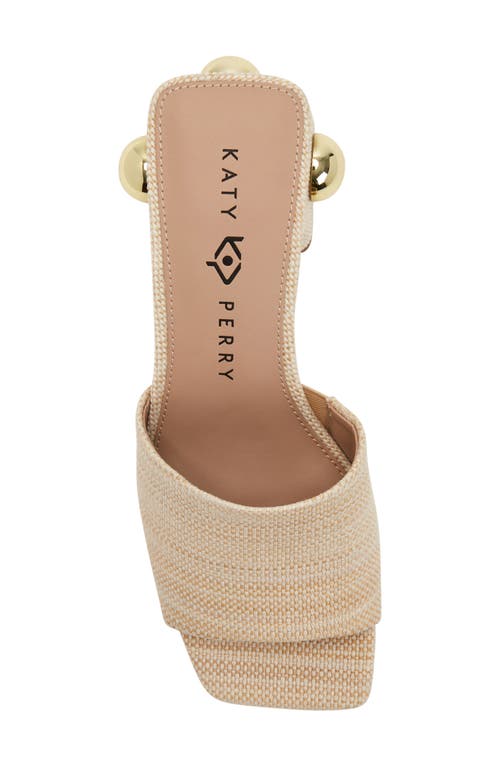 Katy Perry The Gemm Stud Slide Sandal In Natural
