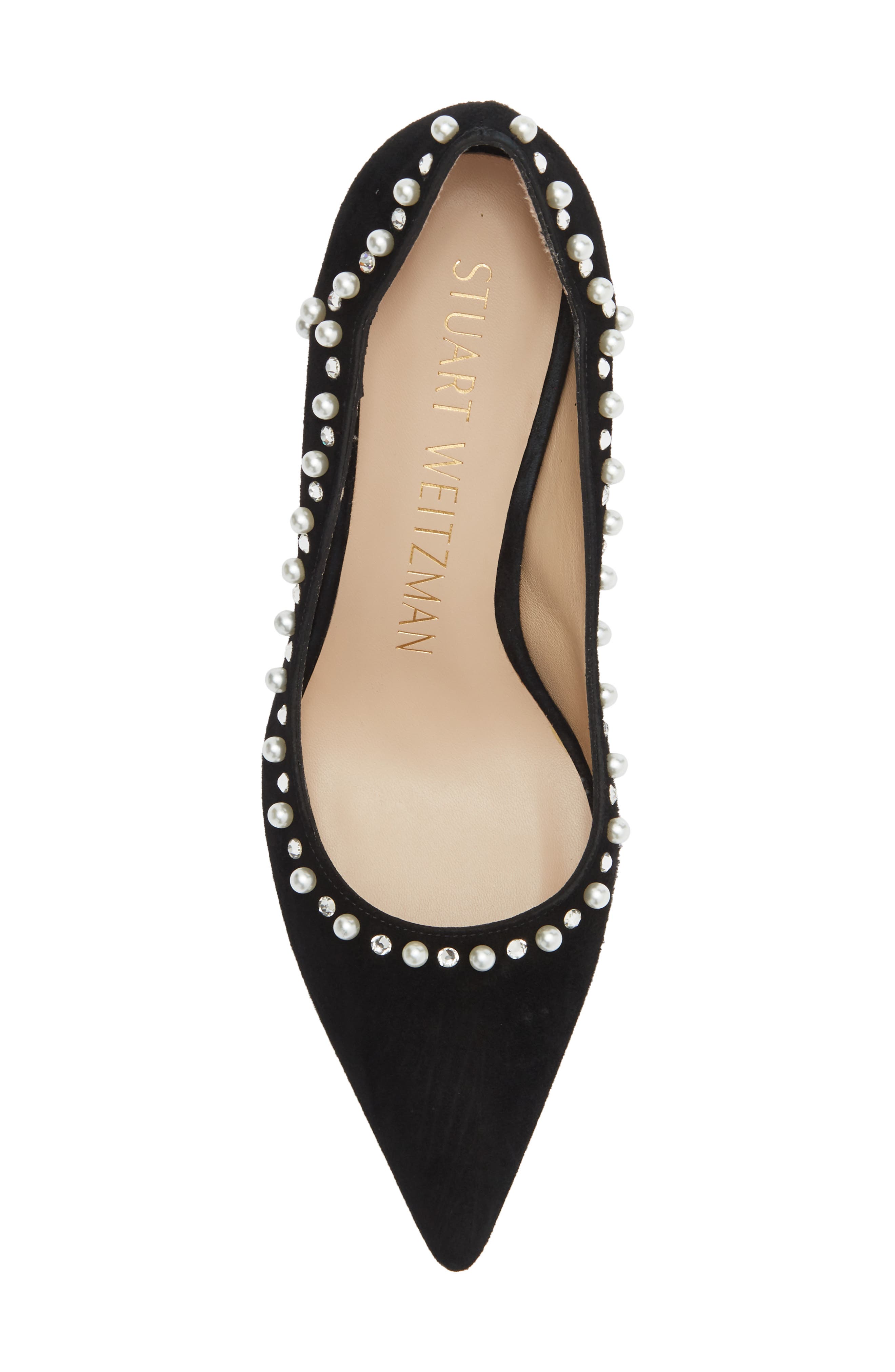 Scallop Shine 75 Pump, Alternate, color, BLACK