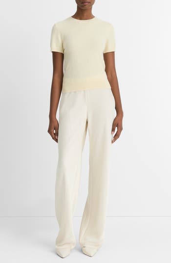 Wool & Cashmere Blend Crewneck Sweater