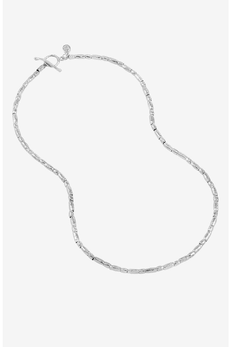 Men's Rice Nomad Necklace, Main, color, Sterling Silver