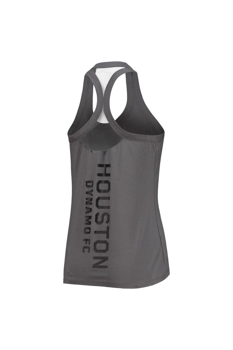 Women's The Wild Collective Gray Houston Dynamo FC Athleisure Tank Top, Alternate, color, Gray
