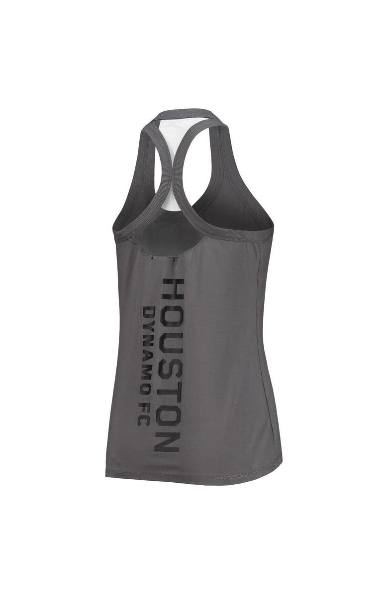 THE WILD COLLECTIVE Women's The Wild Collective Gray Houston Dynamo FC Athleisure Tank Top, Alternate, color, Gray