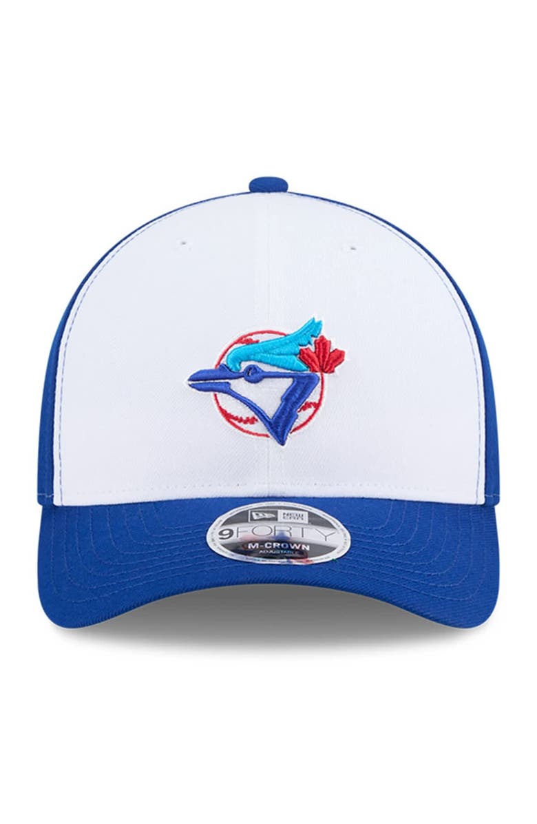 New Era Men's New Era Royal/White Toronto Blue Jays Baseball Hall of Fame 9FORTY M-Crown Adjustable Hat, Alternate, color, 