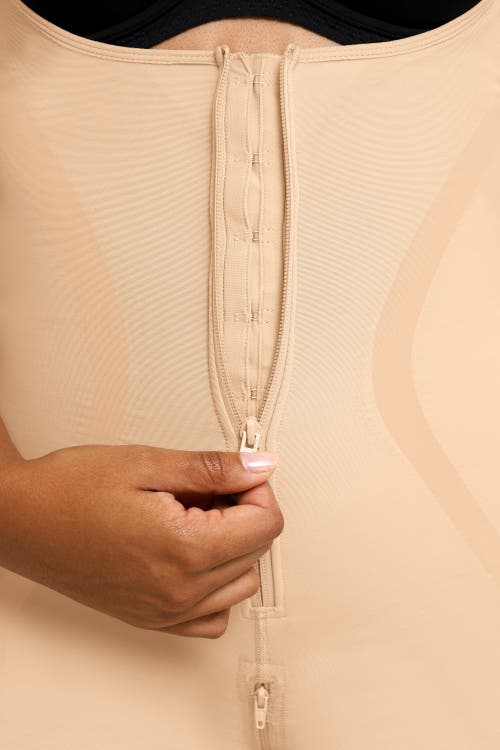 Shapellx Inner Armor X Comfy Sculpting Bodysuit In Sand
