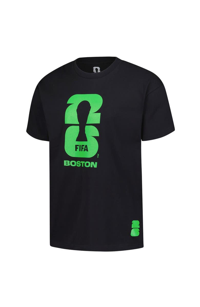 Outerstuff Men's Outerstuff Black 2026 FIFA World Cup Boston Host City Local Oversized T-Shirt, Alternate, color, Black