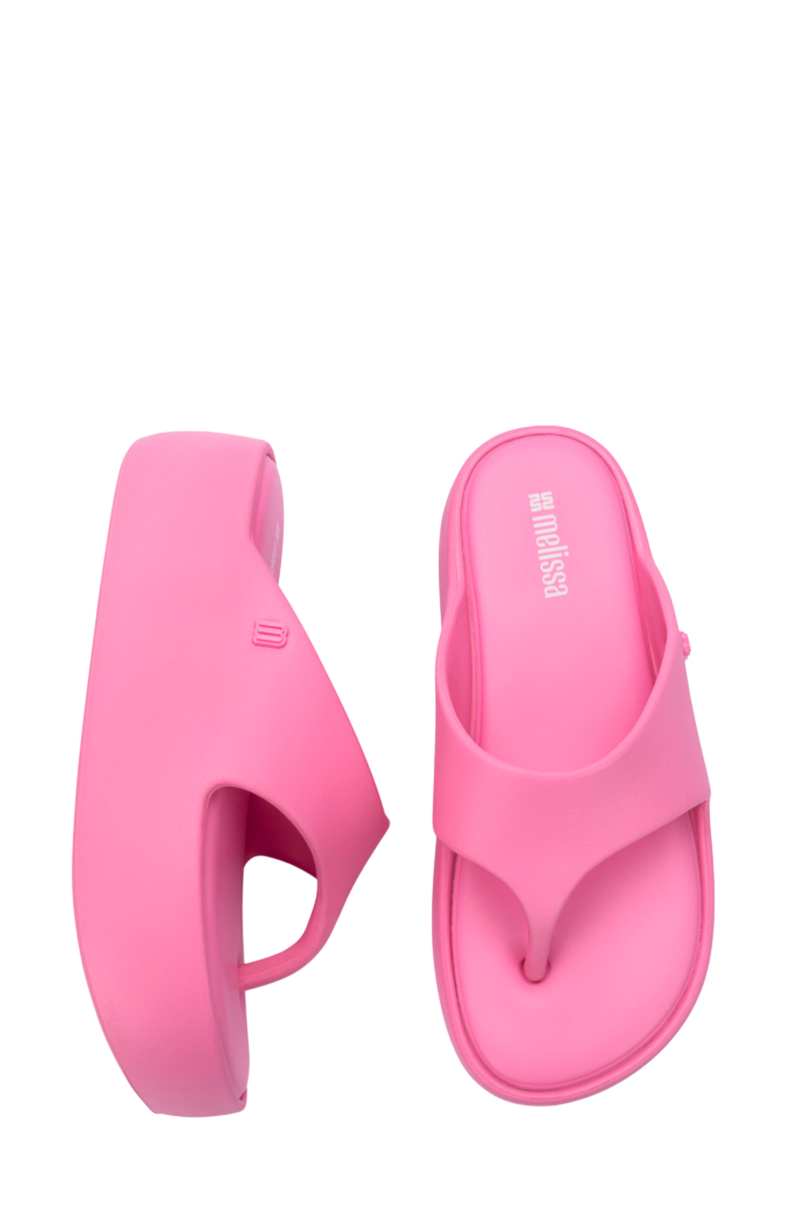 Free Platform Flip Flop, Alternate, color, PINK