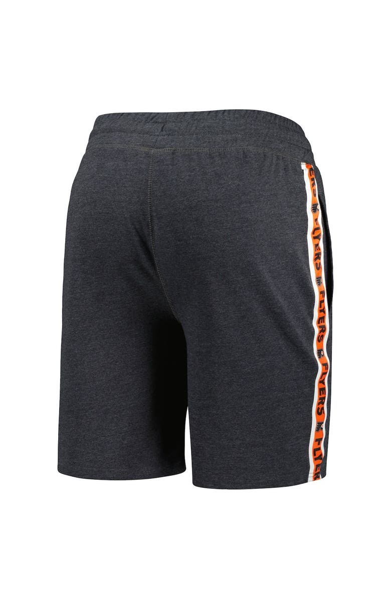 CONCEPTS SPORT Men's Concepts Sport Charcoal Philadelphia Flyers Team Stripe Shorts, Alternate, color,