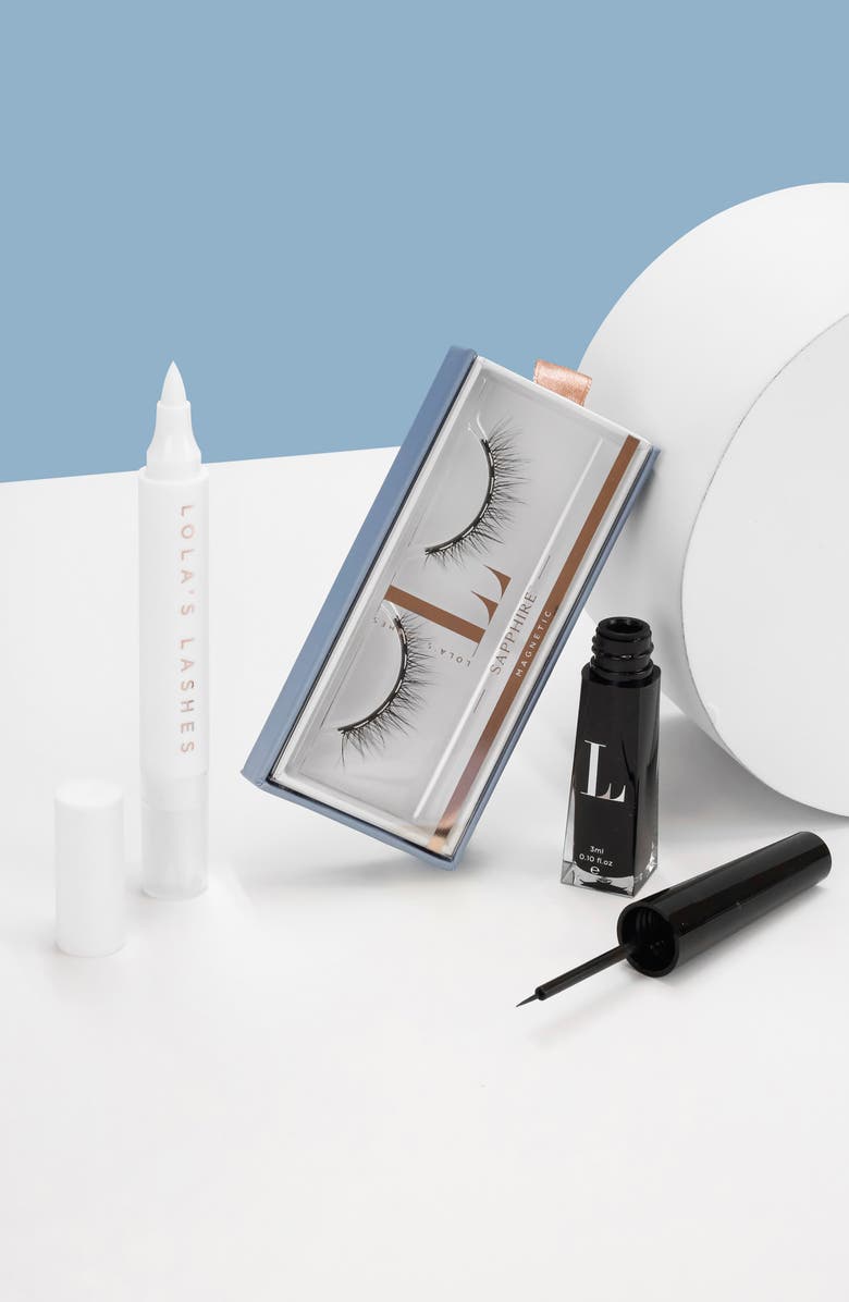 Lola's Lashes Sapphire Hybrid Magnetic Lash Set, Alternate, color, 