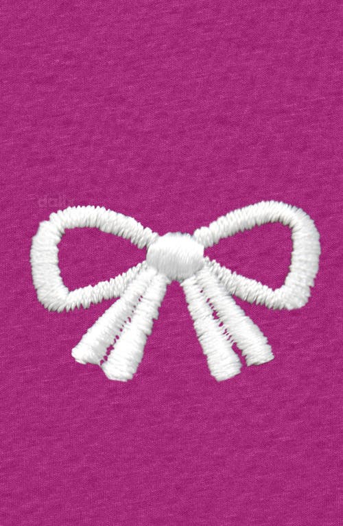 Dalix Womens Bow Lightweight Everyday Tee In Purple