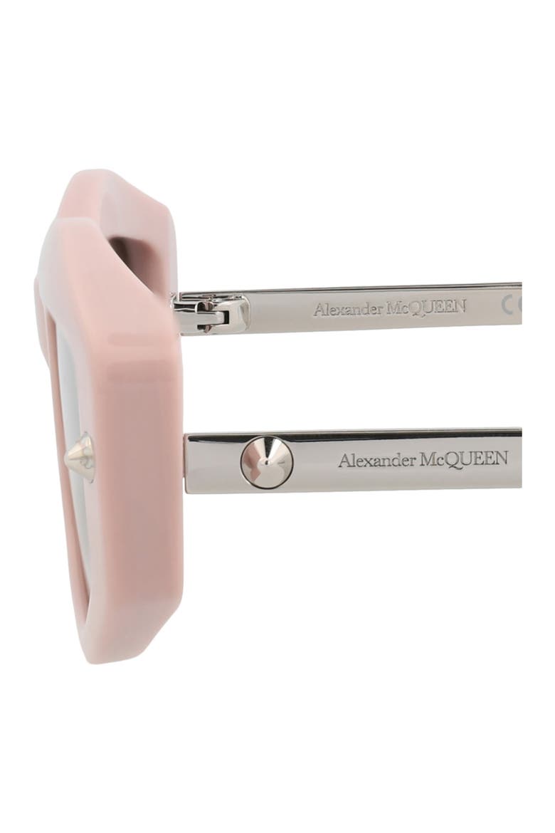 Sunglasses, Alternate, color, PINK SILVER GREY